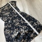 Babaton Aritzia 100% Silk Floral Mini Dress Black (Small) classy cocktail party Photo 3