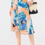 Farm Rio NWT Plantage Rio Toucan Forrest Midi Skirt Button Tropical Button XS Photo 0