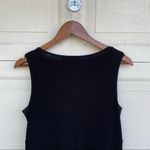 Chico's  Travelers Womens Dress Maxi Long Black Stretch Sleeveless Mesh Hem Small Photo 4