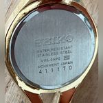Seiko  Solar Stunning Ladies Watch Gold-tone Bracelet Dial Case Crystals Galore Photo 7