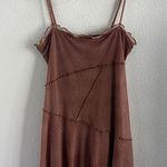 Urban Outfitters Moxie Brown and Tan Dress Medium Photo 1