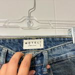 Motel Parallel Low Rise Jeans Size 24x32 Blue Photo 5