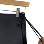 Wilfred by Aritzia Elixir Satin Mini Skirt in Black Size 00 Photo 2