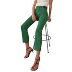 Reformation  Cowboy High Rise Straight Jeans in Green Photo 6