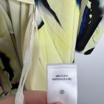 ALC Frank A.L.C. Enzo Silk Chiffon Wrap Dress Yellow Psychedelic Mini Womens 6 Photo 14