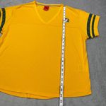 Nike Green bay Packers Jersey Womens Large Yellow Short Sleeve V Neck Pullover Photo 4