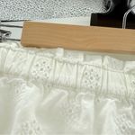 Aerie White Boho Eyelet High Rise Shorts Sz S Photo 6