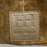 Haute Hippie  | Olive Green Suede/Leather Festival Hobo Bag w/ Matching Mini Bag Photo 3