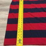 a.n.d. eawy Red & Navy Blue Sleeveless Midi Dress with 1 side Slit Size Small Photo 10