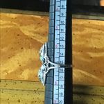 White Buffalo Royston Blue Horizon Turquoise Sterling Silver Ring Size 7 Photo 5