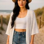 Jones Studio Jones StudioCrochete Tie Front Cardigan Photo 0