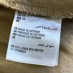 INC International Concepts Flat Front Crop Pants Belt Strap & Waistband New Tan Size 4X Photo 5