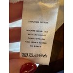 Lilla P Shirt Women Medium White Pima Cotton Knit Asymmetric Hem‎ Top Tee Photo 9