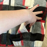 Torrid  Plaid Checkered Wool Bomber Jacket Sz 2 (2X) Photo 9