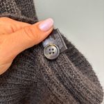 360 Cashmere  V Neck Cardigan in Dark Grey L Photo 6