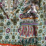 Roz & Ali Cream and Red Bishop Sleeve Blouse Photo 2