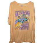 Simply Southern Don't Look Back You Are Not Going That Way Orange Tee T shirt OS Photo 0