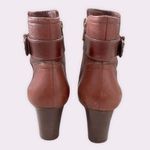 Tory Burch Elina Logo Ankle Boot Size 7 Photo 5