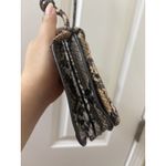 ZARA Purse Womens Handbag Animal Print Shoulder Bag Brown Bronze Rectangular Photo 4