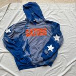 Fanatics university of florida gators blue distressed hoodie with jacket white stars Photo 1