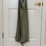 Reformation NWT Casette Silk Dress in Artichoke Size 12 Photo 7