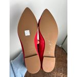 Dream Walkers Women Pink Purple Metallic Bow Pointed Toe Flats Size 38 Red Photo 4