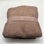 Barefoot Dreams NWT CozyChic Pom Pom Beanie Hat & Scarf Gift Set Chestnut Brown Photo 2