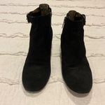 Aquatalia  France Ankle Bootie Black Suede Leather Buckle Made in Italy Size 9 Photo 4