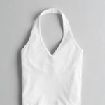 Hollister White Halter Tank Top Photo 0