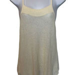 Rubbish EUC Cream Lightweight Knit Racerback Crochet Hem Tank Sz XS Photo 0