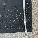 Carlisle  Grey Wool Studded Mini Skirt Size 10 Photo 7