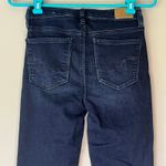American Eagle Dark Wash Indigo Super High Rise Jegging Super Stretch Size 2 Reg Photo 7