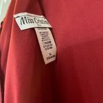 Miss Cristina red chiffon 2pcs dress set long dress with sequin hem cape XL NWOT Photo 2