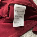 Gradual Burgundy Long Sleeve Active Top w/ Zip Pocket & Thumb Holes Size S EUC Red Photo 4