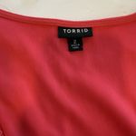 Torrid  Pink Gauze Lace-Up Bell‎ Sleeve Skater Dress Size 2X Photo 11