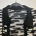 Ming Wang Black & White Open Front Cardigan 100% Acrylic Size XS Photo 1