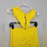 I am gia Yellow Cut Out Dress Photo 3