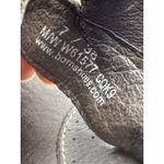 BORN womens Black Leather wedge heel sandal Size 7 thong toe loop Photo 7