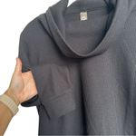 Lou & grey Black Cowl Neck Waffle Knit Sweater, Size S Petite, Like New Photo 2