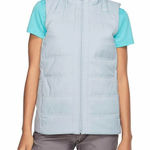 Nike  Women's Gray Blue Platinum Puffer Vest Large Photo 0