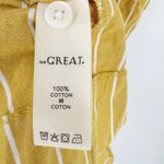 The Great The Laurel Dress Cotton Sundress Stripe Size 0 Gold Photo 12