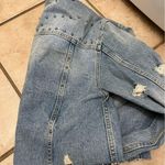 Free People Womens  Studded Denim Jacket Photo 1