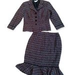 Vintage y2k tweed skirt set Size 8 Photo 0