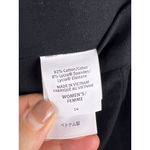 Eddie Bauer Women's Size 16 Black Stretch Cotton Pants NWT Side Zip Classic Fit Photo 1