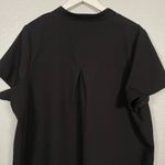 FIGS  Women XXL Black Kitale Maternity Scrub Shirt Short Sleeve Pocket Stretch Photo 9