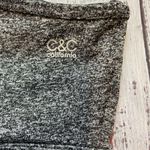 C&C California  Heather Gray Mesh Sports Bra. Size XSmall. Photo 6