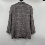 Escada Sport Plaid Blazer Jacket‎ Women's Size 40 Gray Checkered Career Photo 3