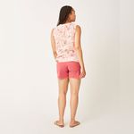 Carve Designs Carve Design NWT Sheer Floral Raw Hem V Neck Dylan Tank 100% Organic Cotton L Photo 2