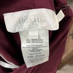 David's Bridal Wine Colored Halter Neck Floor Length Maxi Dress - Size 2 Photo 14