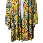Forever 21 NEW  Animal Tropical Print Kimono Swim Beach Cover up Resort Travel 1X Photo 3